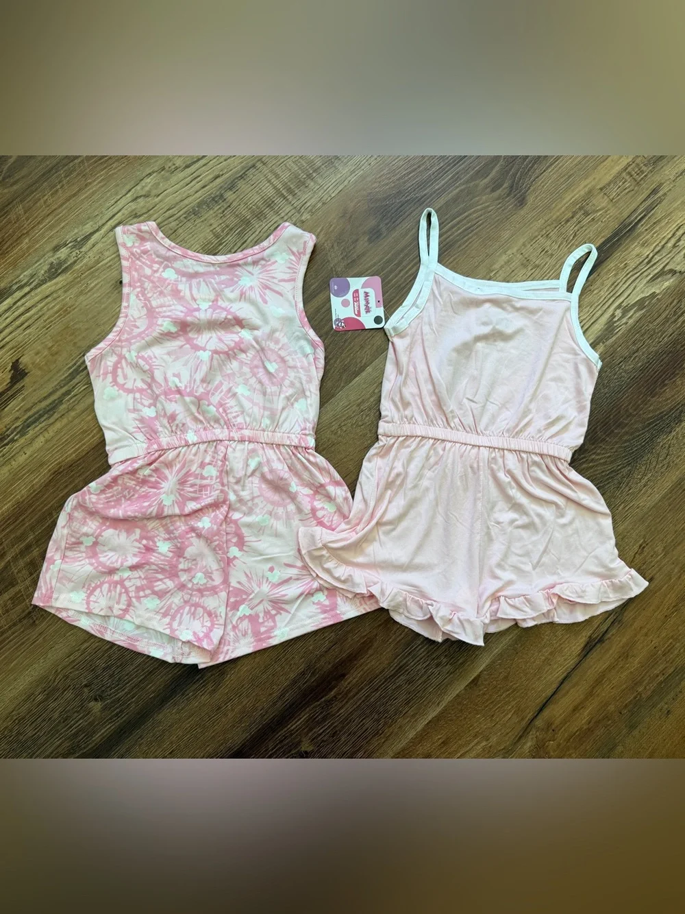 *Brand New* Disney Minnie Mouse Pink Romper Set of 2 - Girls size 5